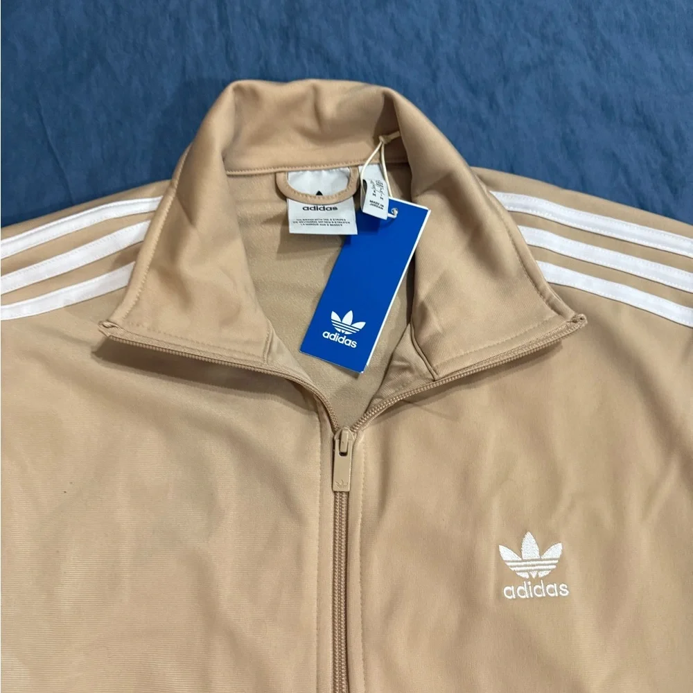 ADIDAS Originals Firebird Mens Tracksuit Jacket & Pants Set Beige Sz M,L,XL